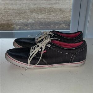 Vans Grey and Pink Women’s  Sneakers